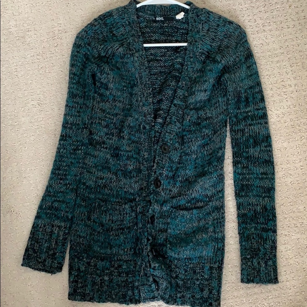 Green BDG cardigan